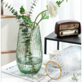 مزهرية زجاجية الشلال الحديثة الشفافة للمنزل